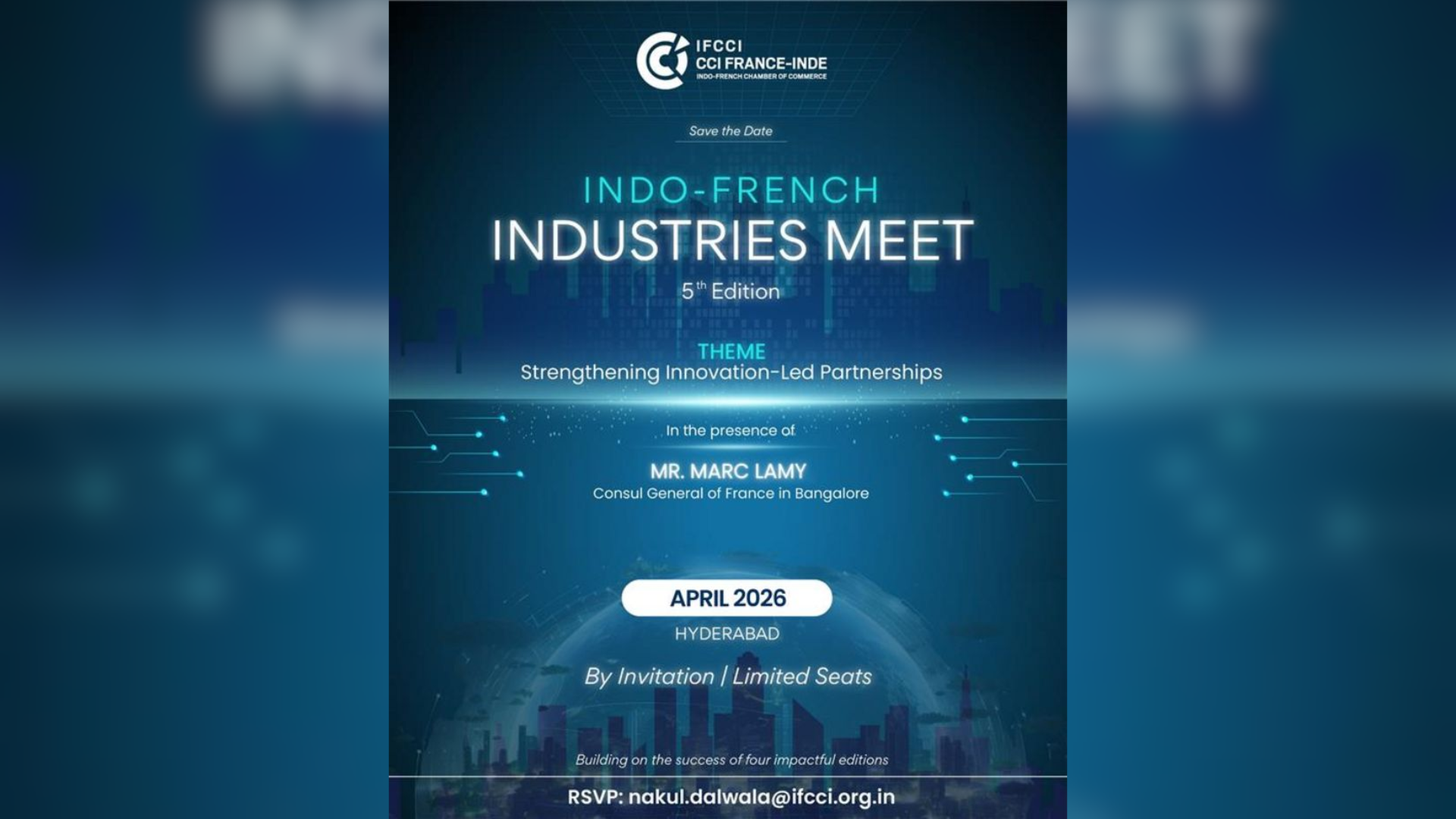 5th Edition of Indo-French Industries Meet | Hyderabad